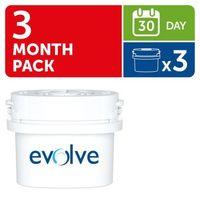 Aqua Optima Evolve 30 Day Water Filter 3 Pack (2+1 FREE)