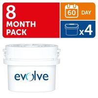 aqua optima evolve 60 day water filter 4 pack 31 free