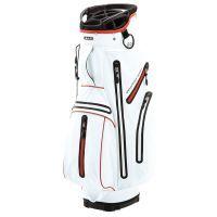 Aqua Drive Golf Cart Bag - White/Red