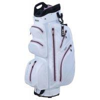 Aqua M Waterproof Cart Bag - White/Pink
