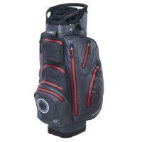 Aqua O Waterproof Cart Bag - Charcoal/Red