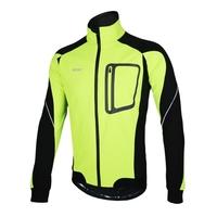 ARSUXEO Winter Warm Thermal Cycling Long Sleeve Jacket Bicycle Clothing Windproof Jersey MTB Mountain Bike Jacket