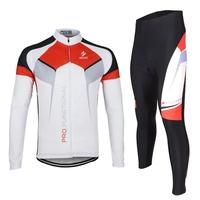 arsuxeo spring autumn cycling clothing set sportswear suit bicycle bik ...