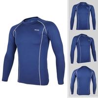 ARSUXEO Cycling Sports Running Fitness Bike Bicycle Baselayer Underwear Long Sleeve Jersey Quick Dry Shirt Men