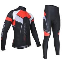 arsuxeo spring autumn cycling clothing set sportswear suit bicycle bik ...