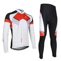 arsuxeo spring autumn cycling clothing set sportswear suit bicycle bik ...