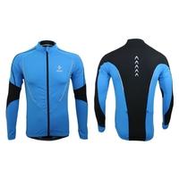 Arsuxeo Winter Warm Fleece Running Fitness Excercise Cycling Bike Bicycle Outdoor Sports Clothing Jacket Wear Wind Coat Long Sleeve Jersey