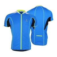 arsuxeo men short sleeve cycling jersey bike outdoor summer sportswear ...