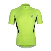 Arsuxeo Men Short Sleeve Cycling Jersey Bike Outdoor Summer Sportswear Tops Cloth Zippered Breathable with Rear Pockets