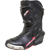 armr moto motegi wp leather motorcycle boots 40 black uk 6