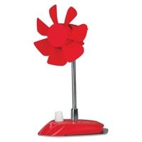 ARCTIC Breeze Red - USB Desktop Fan with Flexible Neck and Adjustable Fan Speed - 800 - 1800 RPM