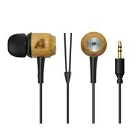 Arealer Premium Genuine Universal Wooden Cherry Wood In-ear Earphones Earbuds Headset for Mp3 PC iPhone Sony HTC Android Smartphones