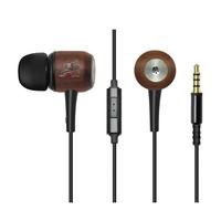 arealer premium universal genuine wooden rosewood in ear earphone head ...