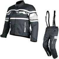 ARMR Moto KJ4 Jacket & KT4 Trousers Kids Motorcycle Black Camo Kit