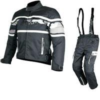 ARMR Moto KJ4 Jacket & KT4 Trousers Kids Motorcycle Black Camo Kit