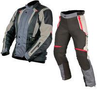 ARMR Moto Tottori 2 Jacket & Tottori Trousers Motorcycle Grey Kit