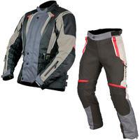 ARMR Moto Tottori 2 Jacket & Tottori Trousers Motorcycle Grey Kit