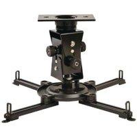 Arakno Heavy Duty Geared Projector Mount For Projectors Up To 56 Kg - Bl