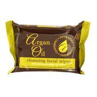 Argan Oil Cleansing Facial Wipes with Moroccan Argan Oil Extract - 30 Pack