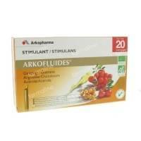 Arkofluide Fysical/Intellectual Stimulans 20 St unidose