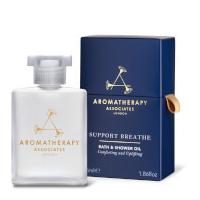 aromatherapy associates support breathe bath shower oil 55ml