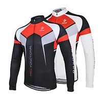 Arsuxeo Cycling Jersey Men\'s Long Sleeve Bike Jersey Jacket TopsQuick Dry Anatomic Design Front Zipper Antistatic Breathable Limits
