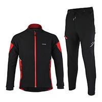 arsuxeo cycling jacket with pants mens long sleeve bike jacket clothin ...