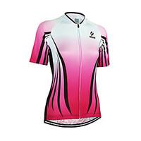 Arsuxeo Cycling Jersey Women\'s Short Sleeve Bike Jersey Tops Quick Dry Anatomic Design Front Zipper Breathable 100% PolyesterClassic