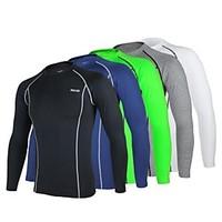 arsuxeo cycling jersey mens long sleeve bike base layers compression c ...