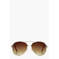 arm aviator sunglasses brown