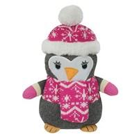 aroma home knitted cosy friend hottie penguin