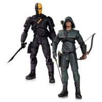arrow action figure 2 pack oliver queen and deathstroke