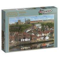 Around Britain Whitby Harbour Jigsaw Puzzle (1000-Piece)