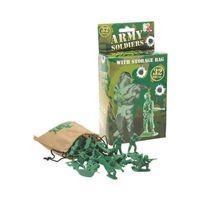 Army Soldiers with Storage Bag