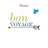 arrow | personalised bon voyage card