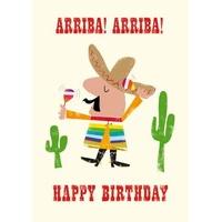Arriba Arriba! Happy Birthday | Birthday Card | AF1276