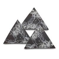 Arabesque decorative chocolate triangles - Box of 10