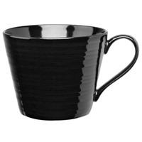 art de cuisine rustics snug mug black 12oz 340ml single
