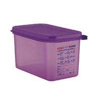 araven 14 gn silicone gastronorm food container 43l