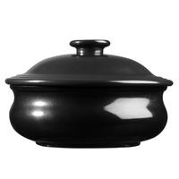 Art De Cuisine Rustics Simmer Lidded Stewpot Black 15oz / 430ml (Case of 6)