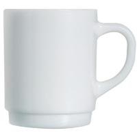 arcoroc opal stackable mugs 250ml pack of 6