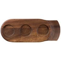 Art De Cuisine Igneous Single Handled Wooden Tray 35.5 x 14cm (Single)