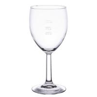 Arcoroc Savoie Grand Vin Wine Glasses 350ml CE Marked at 125ml 175ml and 250ml Pack of 48