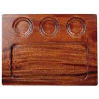 art de cuisine wooden deli board 32 x 24cm case of 4