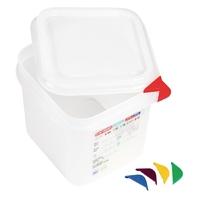 Araven 1/4 GN Food Container 2.6Ltr Pack of 4