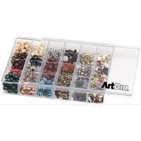 ArtBin Slide \'n Store 24 Compartments-10.5x8.25x1.5 Transparent 245126