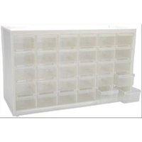 ArtBin Store-In-Drawer Cabinet - 8x14x6ins, Translucent 30-Drawer 231189