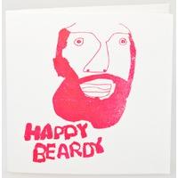 Arthouse Meath Charity Happy Beardy Birthday Card