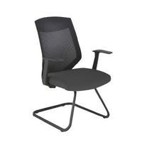 Arista Mesh Visitor Black Chair KF74648