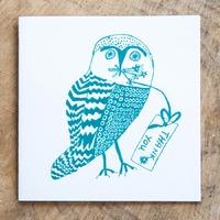 Arthouse Meath Charity Thank You Owl Card